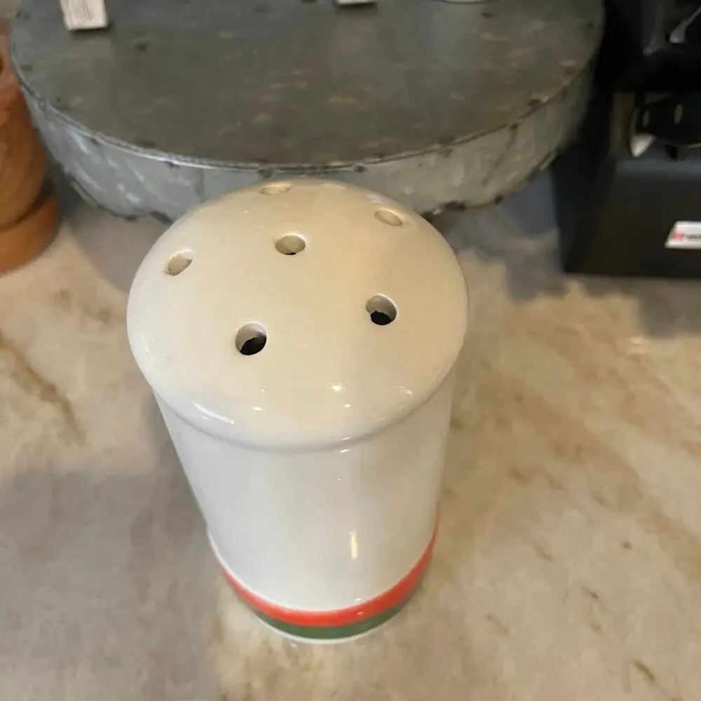 Vintage Ceramic Baldelli Italia Cheese Shaker Saks fifth avenue